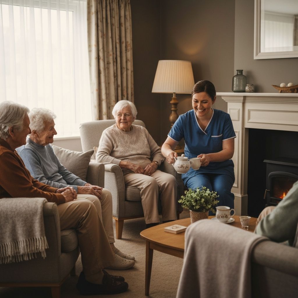 Cozy board and care home with home-like atmosphere